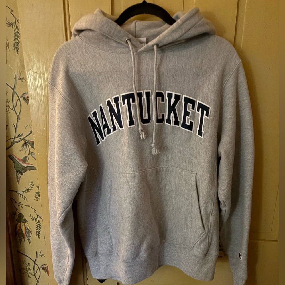 Grey/ Navy Nantucket Hoodie